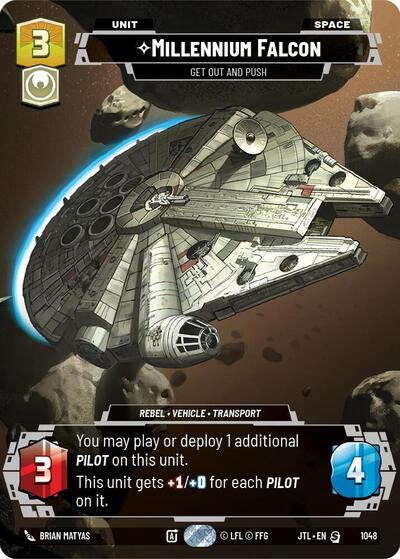 Millennium Falcon - Get Out And Push (Prestige) Jump to Lightspeed card price