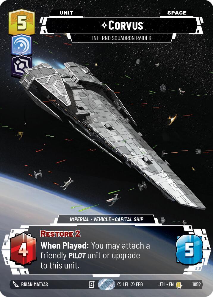 Corvus - Inferno Squadron Raider (Prestige Foil) - Jump to