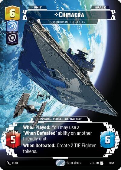 Chimaera - Reinforcing the Center (Prestige Foil) Jump to Lightspeed card price