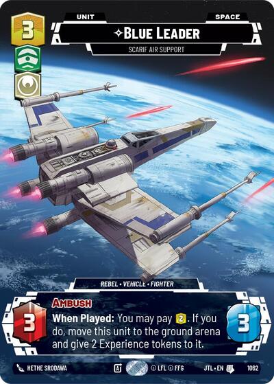 Blue Leader - Scarif Air Support (Prestige Foil) Jump to Lightspeed card price