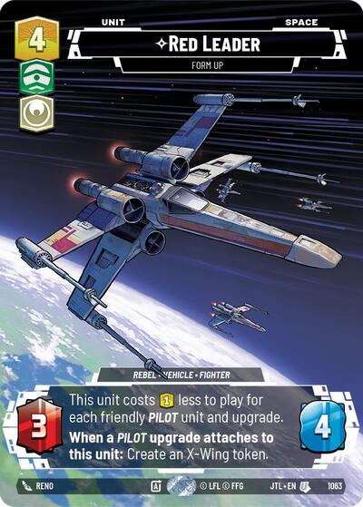 Red Leader - Form Up (Prestige Foil) Jump to Lightspeed card price