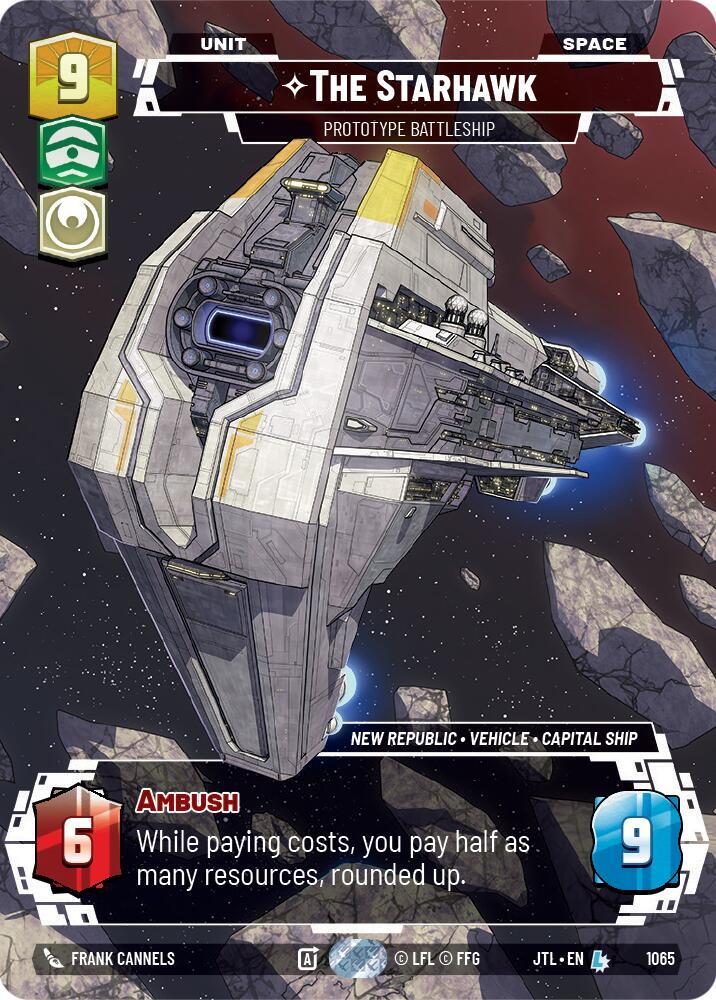 スター・ウォーズ The Starhawk - Prototype Battleship (Prestige Foil) - Jump to