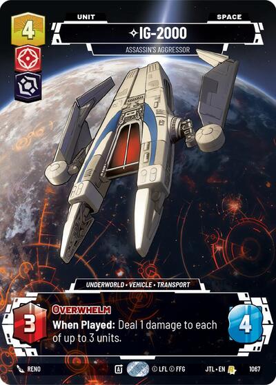 IG-2000 - Assassin's Aggressor (Prestige Foil) Jump to Lightspeed card price