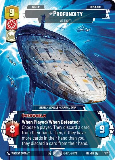 Profundity - We Fight! (Prestige Foil) Jump to Lightspeed card price