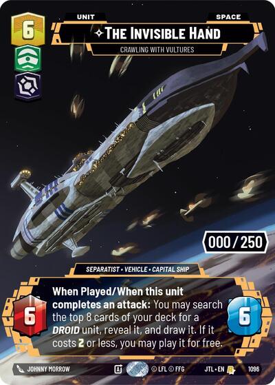 The Invisible Hand - Crawling With Vultures (Serialized) Jump to Lightspeed card price