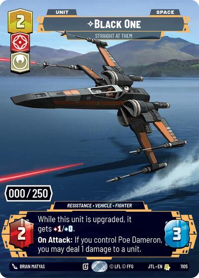 Black One - Straight At Them (Serialized) Jump to Lightspeed card price