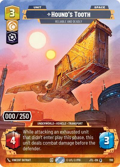 Hound's Tooth - Reliable and Deadly (Serialized) card