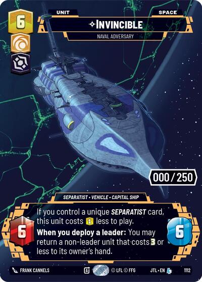Invincible Naval Adversary Serialized