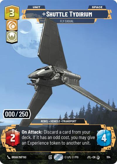 Shuttle Tydirium - Fly Casual (Serialized) card