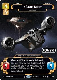 Razor Crest - Ride For Hire (Serialized)