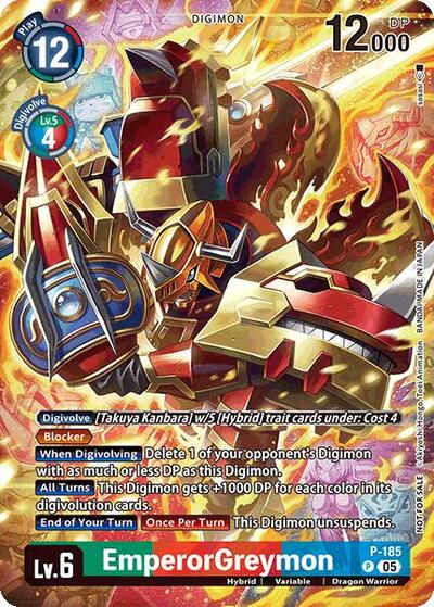 EmperorGreymon (BT-21: Illustration Celebration Pack) World Convergence card price