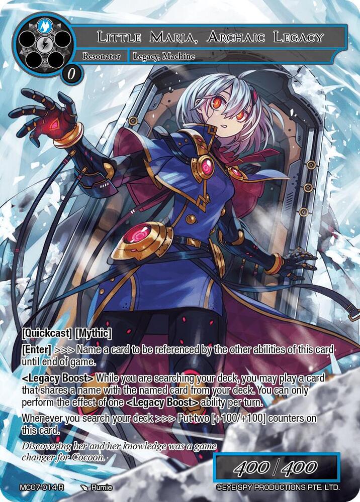 Little Maria, Archaic Legacy