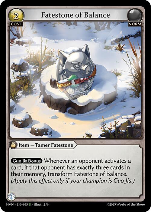 Fatestone of Balance // Woodland Shoats - Abyssal Heaven