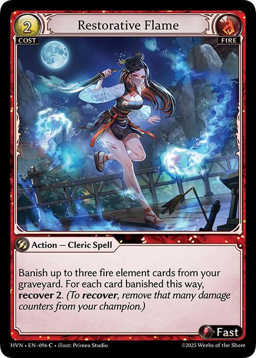 Restorative Flame - Abyssal Heaven - Grand Archive TCG - TCGplayer.com