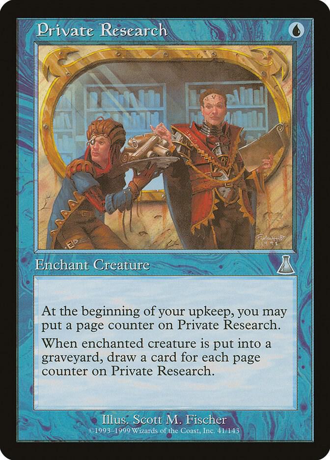 Private Research - Urza's Destiny - Magic: The Gathering