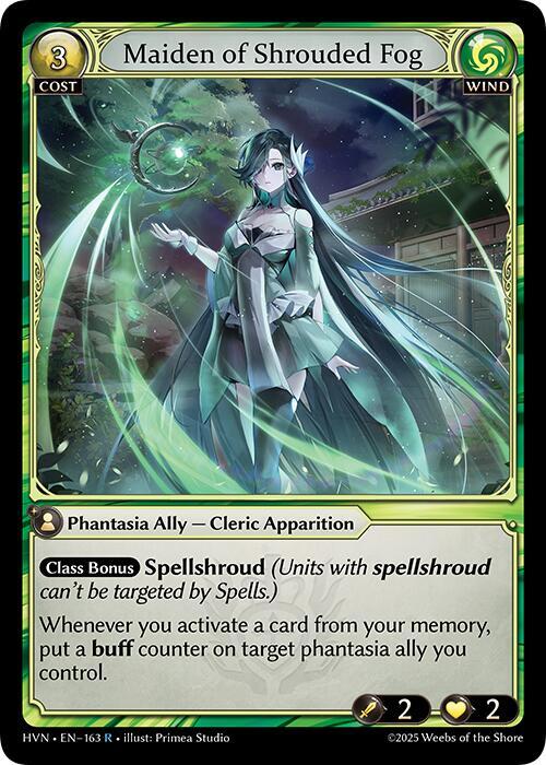 Maiden of Shrouded Fog - Abyssal Heaven - Grand Archive TCG