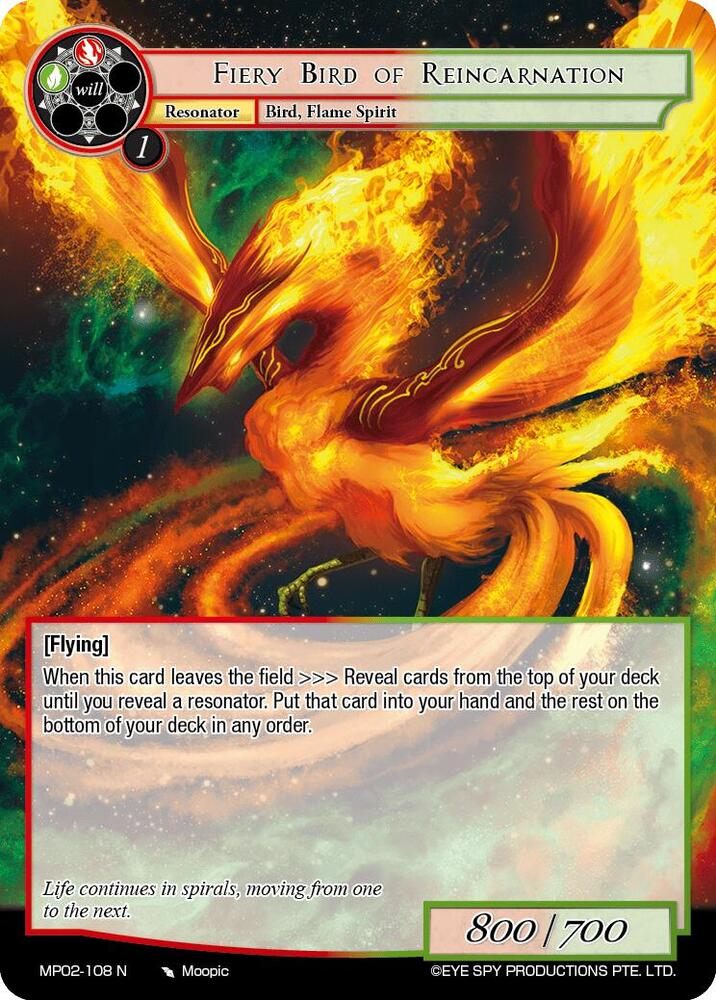 Fiery Bird of Reincarnation