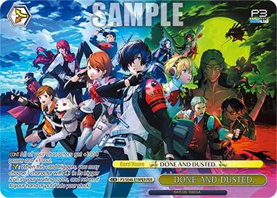 DONE AND DUSTED. (PER) Persona 3 Reload Premium Booster card price