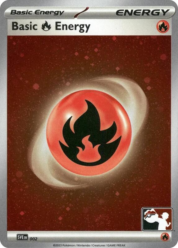 Basic Fire Energy - 002 (Cosmos Holo) 002 from Prize Pack Series Cards