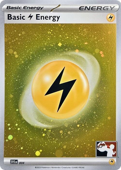 Basic Lightning Energy - 004 (Cosmos Holo) 004 from Prize Pack Series Cards