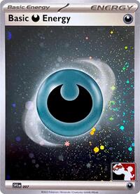 Basic Darkness Energy - 007 (Cosmos Holo) #007 from Prize Pack Series Cards Pokemon card image