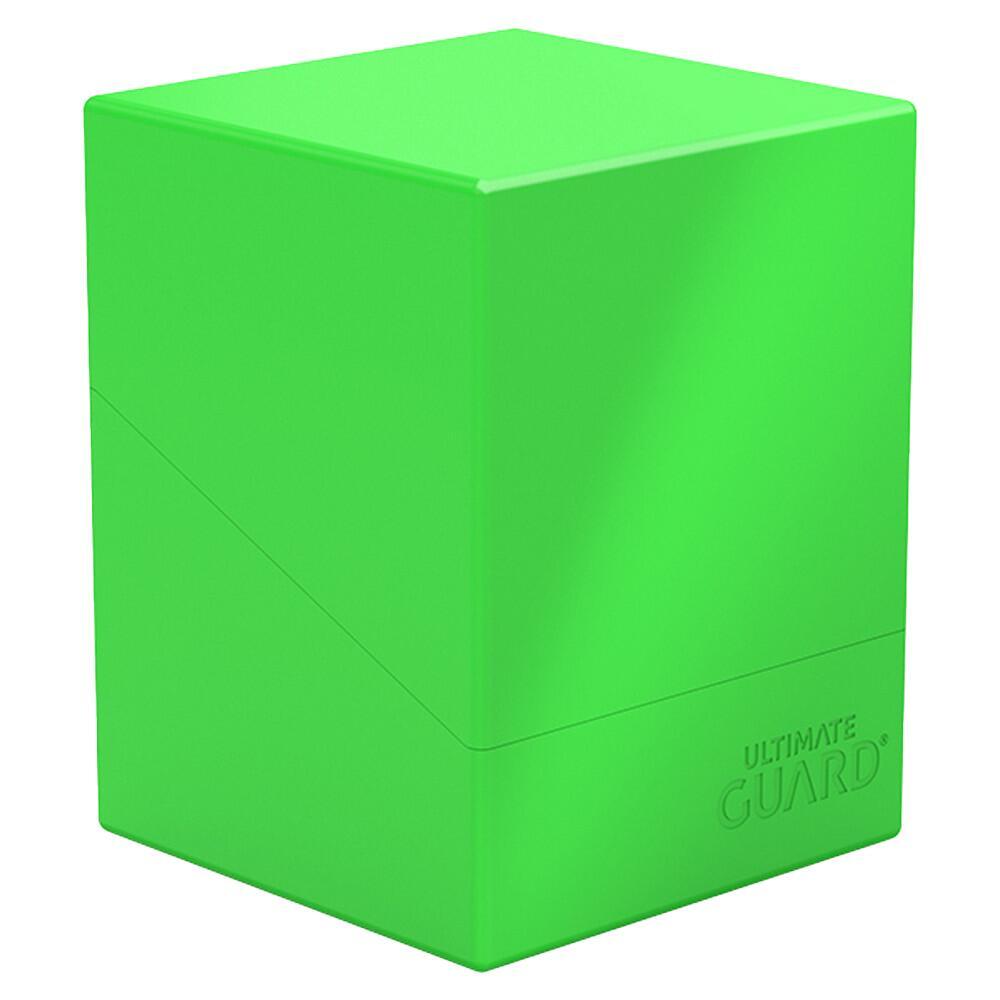 Solid Green Box Boulder Deck Case 100+ - Solid Neon Green - Ultimate Guard Deck Boxes ...