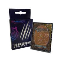 Prismatic Defender Card Sleeves Holographic Perfect Fits - Pulsar (100-Pack)