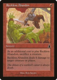 Reckless Abandon (Urza's Destiny)