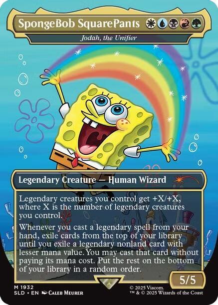 目くらまし　4枚　sld mtg スポンジボブ 目くらまし 4枚 sld mtg スポンジボブ スポンジボブとのコラボ
