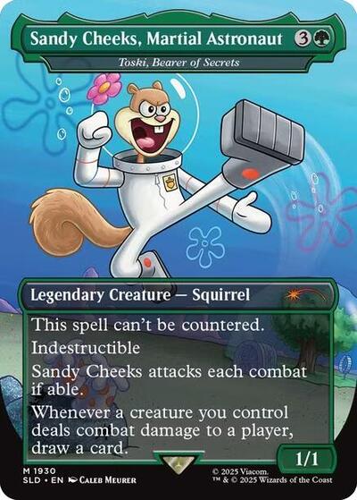 Sandy Cheeks Martial Astronaut Toski Bearer of Secrets