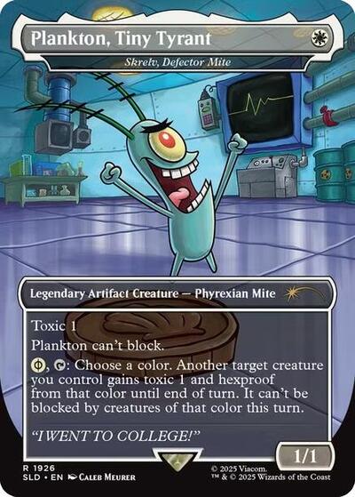 Plankton Tiny Tyrant Skrelv Defector Mite