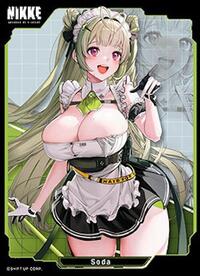 Movic Imported Card Sleeves Chara Sleeve Collection Matte Series No.MT2051: Goddess of Victory: Nikke - Nikke Soda (65-Pack) #MT2051
