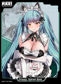 Movic Imported Card Sleeves Chara Sleeve Collection Matte Series No.MT2054: Goddess of Victory: Nikke - Nikke Privaty Unkind Maid (65-Pack) #MT2054