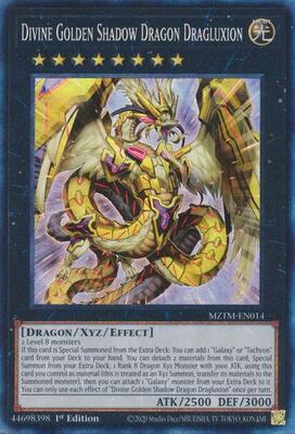 Divine Golden Shadow Dragon Dragluxion (CR) - Maze of the Master