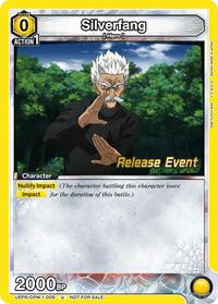 Silverfang (009) - UE06BT: One Punch Man Release Event Cards - Union Arena card