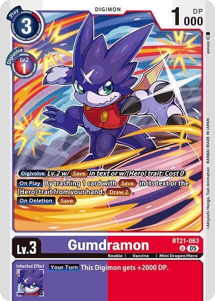 Gumdramon - World Convergence - Digimon Card Game - TCGplayer.com