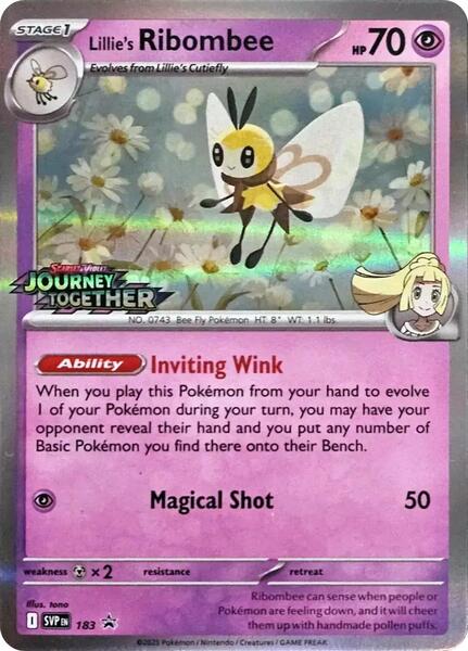 Lillie's Ribombee - 183 (Prerelease) card image