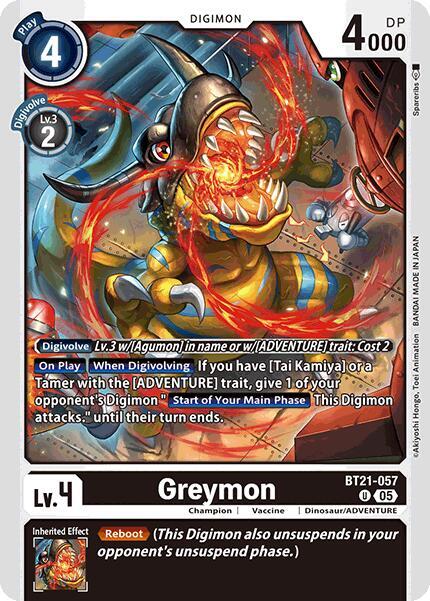 Greymon - World Convergence - Digimon Card Game - TCGplayer.com