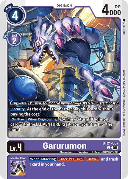 Garurumon - World Convergence - Digimon Card Game - TCGplayer.com