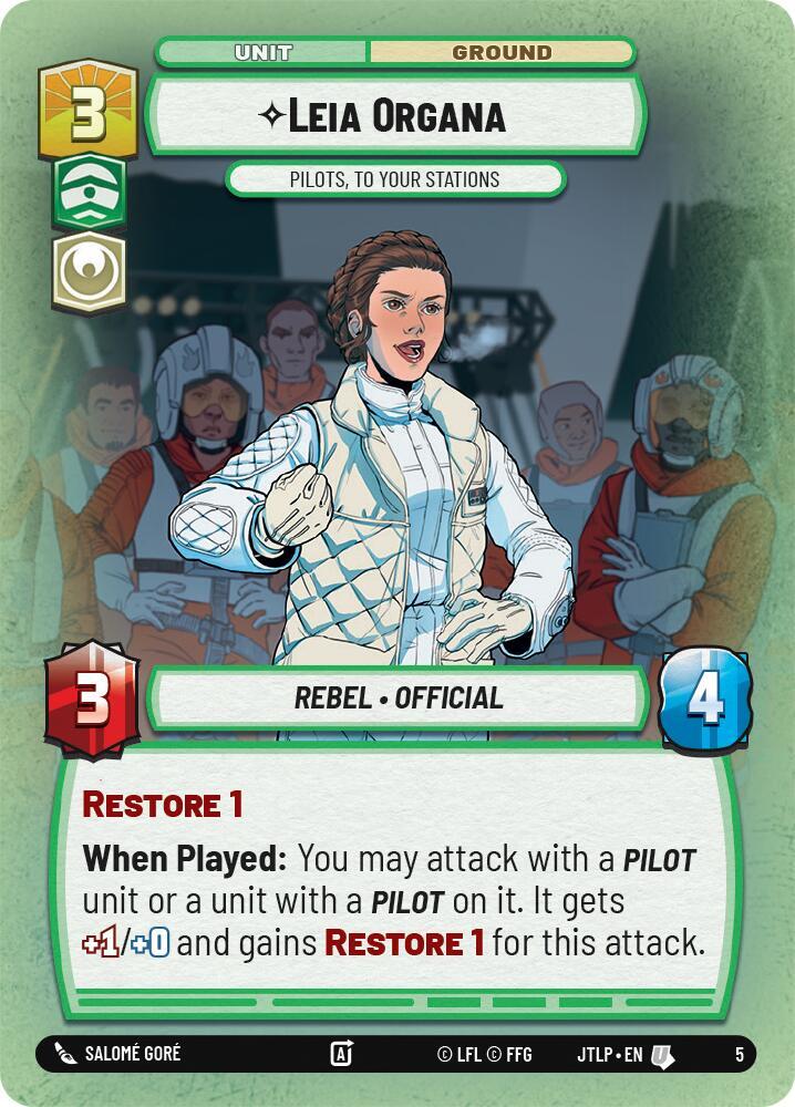Leia Organa - Pilots, To Your Stations - Jump to Lightspeed