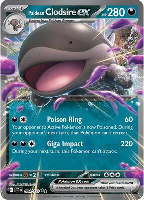 Paldean Clodsire ex - SV09: Journey Together - Pokemon