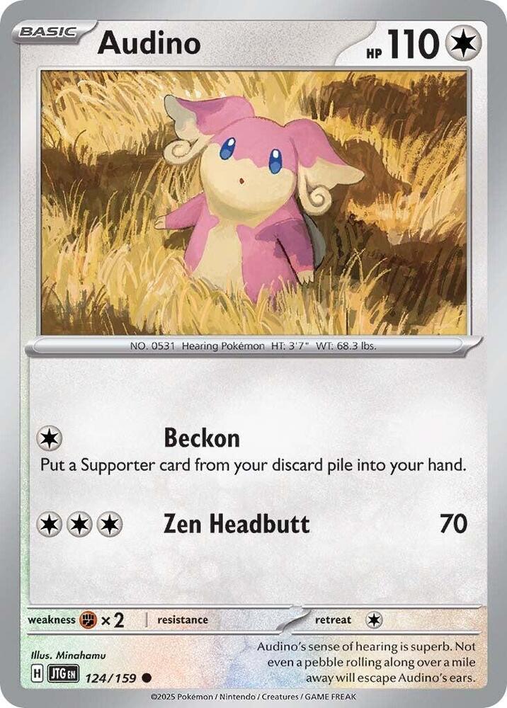 Audino – 124/159 – Common Reverse Holo