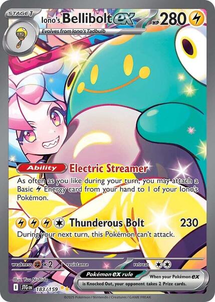 Iono's Bellibolt ex - Journey Together - pokemon