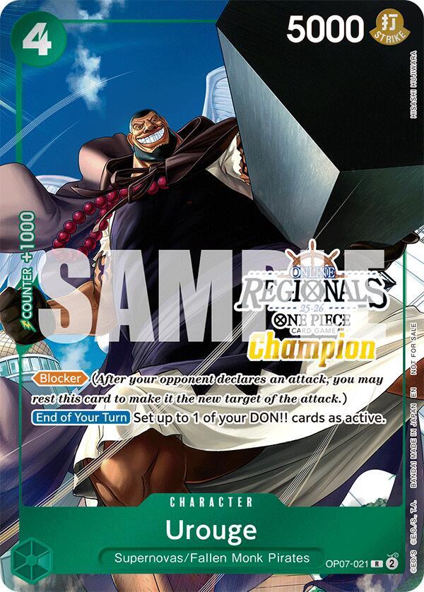 Urouge (Alternate Art) Online Regional Champion Card Set 2025 Vol.1