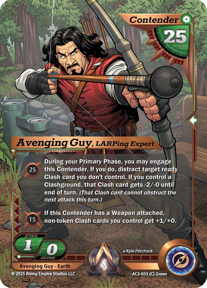 Avenging Guy, LARPing Expert