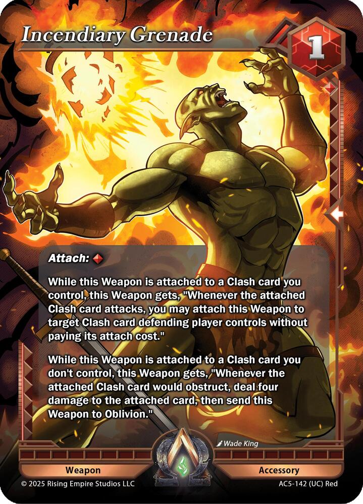 Incendiary Grenade - Equilibrium - Alpha Clash - TCGplayer.com
