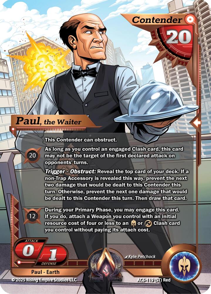 Paul, the Waiter (Clash Kit Exclusive)