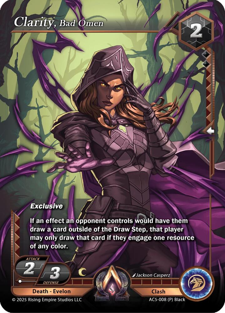 Clarity, Bad Omen (Team Covenant Promo)