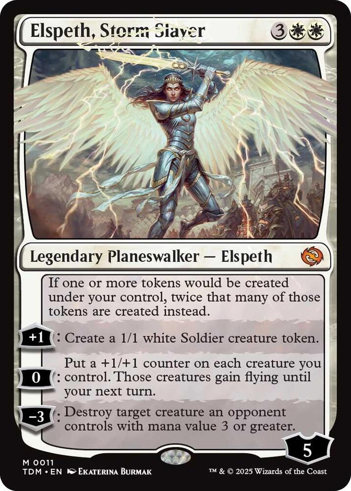 MTG Elspeth, Storm Slayer ハロー foil 英語版 Elspeth, Storm Slayer Magic the Gathering Proxy