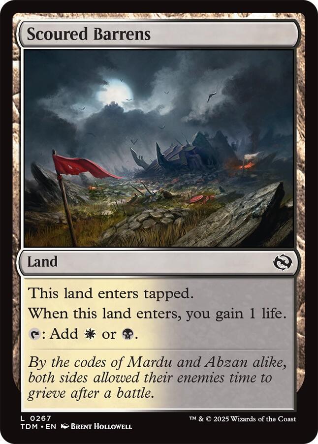 Scoured Barrens - Tarkir: Dragonstorm - Magic: The Gathering - TCGplayer.com Scoured Barrens - Tarkir: Dragonstorm - Magic: The Gathering - TCGplayer.com